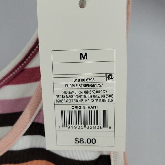 A New Day Multicolored Stripe Tank Top, Sz M, NWT #BundleAndSave - Picture 5 of 7